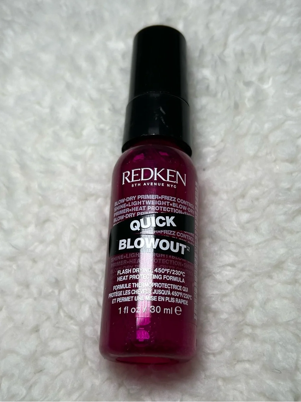 Redken Quick Blowout Heat Protectant Spray 1 oz New
